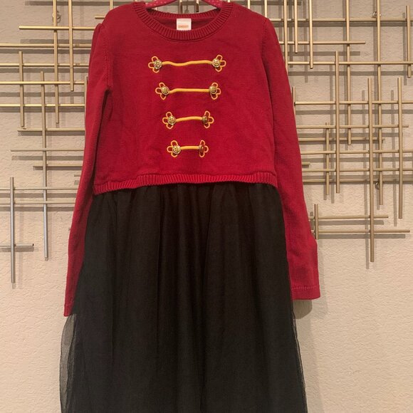 Size 12 Gymboree Nutcracker Tutu Sweater dress - Picture 2 of 5